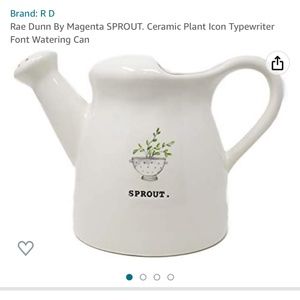 RARE Rae Dunn sprout water can